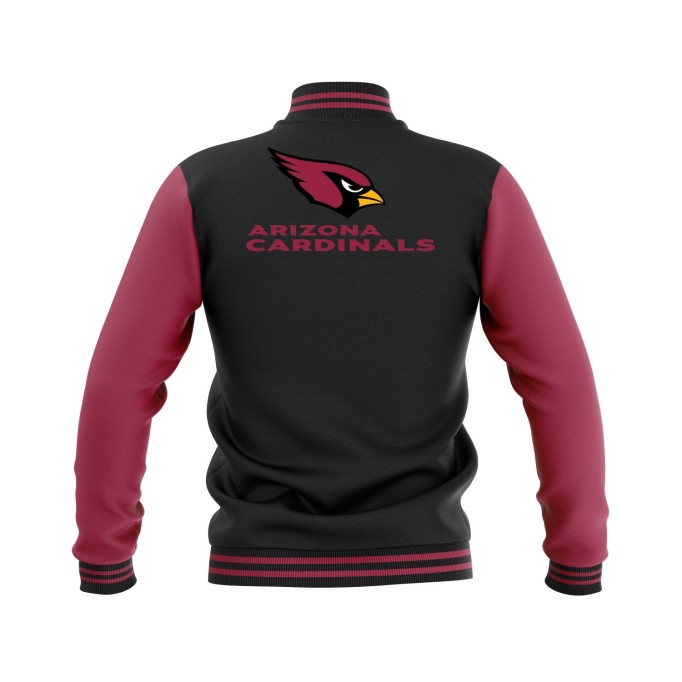 Letterman Arizona Cardinals Wool Body and Leather Sleeves Varsity Jacket - NFL Jacket