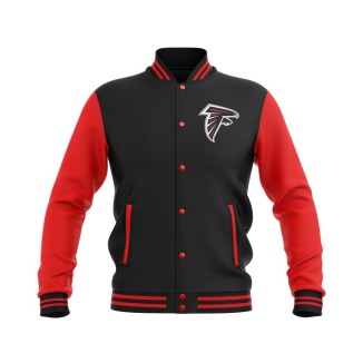 Letterman Atlanta Falcons Wool Body and Leather Sleeves Varsity Jacket - NFL Jacket