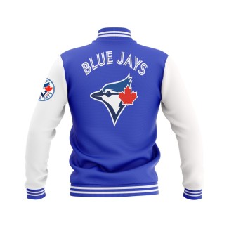 Letterman Toronto Blue Jays Wool Body and Leather Sleeves Varsity Jacket - MLB Jacket