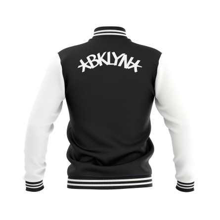 Letterman Brooklyn Nets Wool Body and Leather Sleeves Varsity Jacket - NBA Jacket