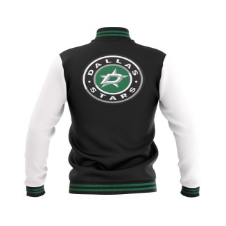 Letterman Dallas Stars Wool Body and Leather Sleeves Varsity Jacket - NHL Jacket