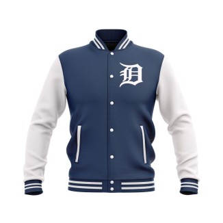 Letterman Detroit Tigers Wool Body and Leather Sleeves Varsity Jacket - MLB Jacket