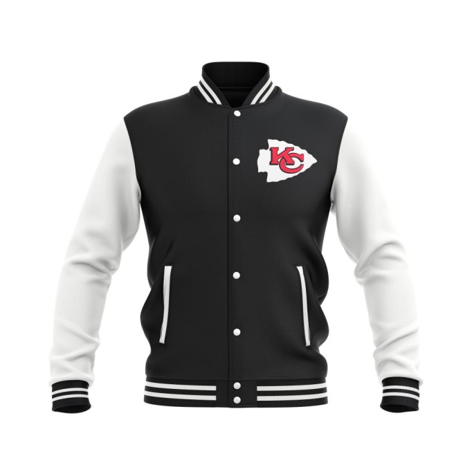 Letterman Kansas City Chiefs Wool Body and Leather Sleeves Varsity Jacket - NFL Jacket