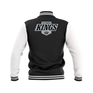 Letterman Los Angeles Kings Wool Body and Leather Sleeves Varsity Jacket - NHL Jacket