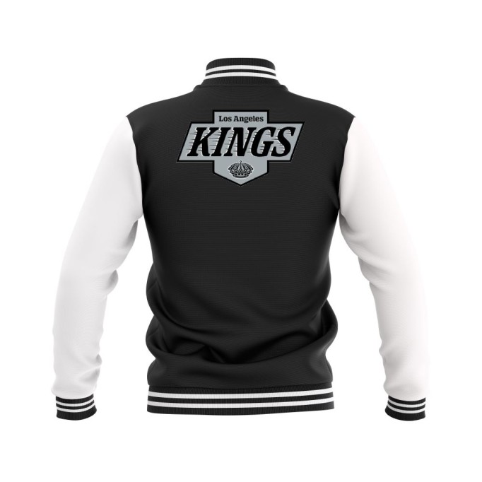 Letterman Los Angeles Kings Wool Body and Leather Sleeves Varsity Jacket - NHL Jacket