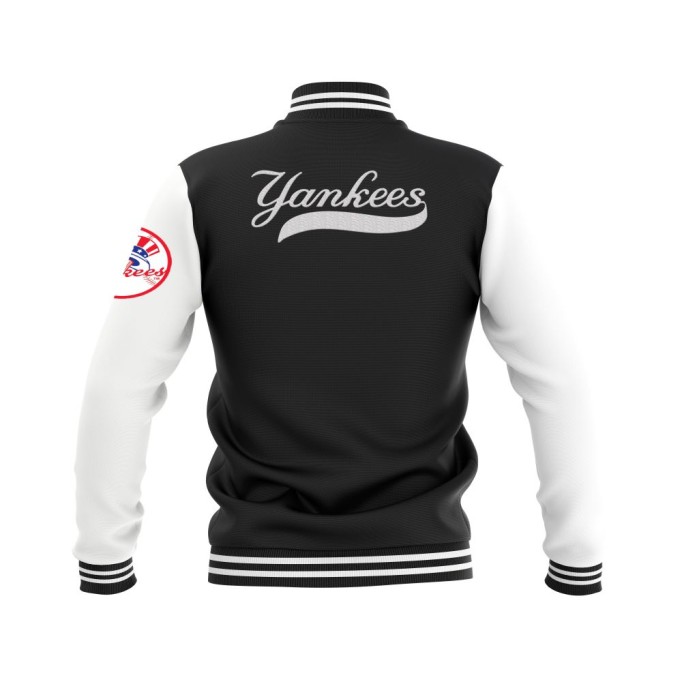 Letterman New York Yankees Wool Body and Leather Sleeves Varsity Jacket - MLB Jacket