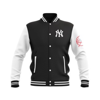 Letterman New York Yankees Wool Body and Leather Sleeves Varsity Jacket - MLB Jacket