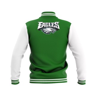 Letterman Philadelphia Eagles Wool Body and Leather Sleeves Varsity Jacket - NFL Jacket