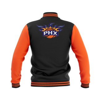 Letterman Phoenix Suns Wool Body and Leather Sleeves Varsity Jacket - NBA Jacket