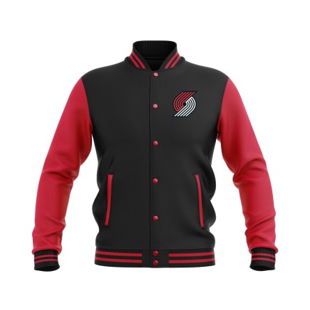 Letterman Portland Trail Blazers Wool Body and Leather Sleeves Varsity Jacket - NBA Jacket