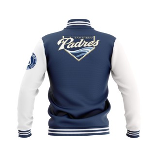 Letterman San Diego Padres Wool Body and Leather Sleeves Varsity Jacket - MLB Jacket