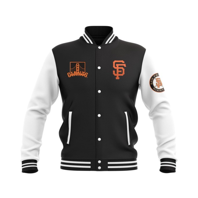 Letterman San Francisco Giants Wool Body and Leather Sleeves Varsity Jacket - MLB Jacket