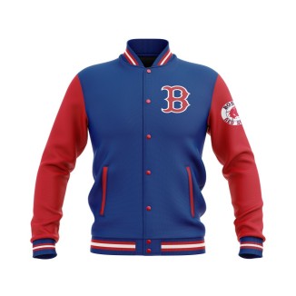 Letterman Boston Red Sox Wool Body and Leather Sleeves Varsity Jacket - MLB Jacket