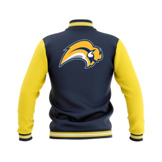 Letterman Buffalo Sabres Wool Body and Leather Sleeves Varsity Jacket - NHL Jacket