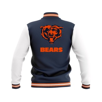 Letterman Chicago Bears Wool Body and Leather Sleeves Varsity Jacket - NFL Jacket