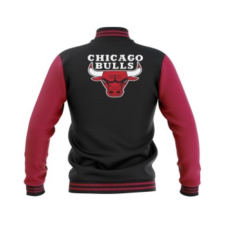 Letterman Chicago Bulls Wool Body and Leather Sleeves Varsity Jacket - NBA Jacket