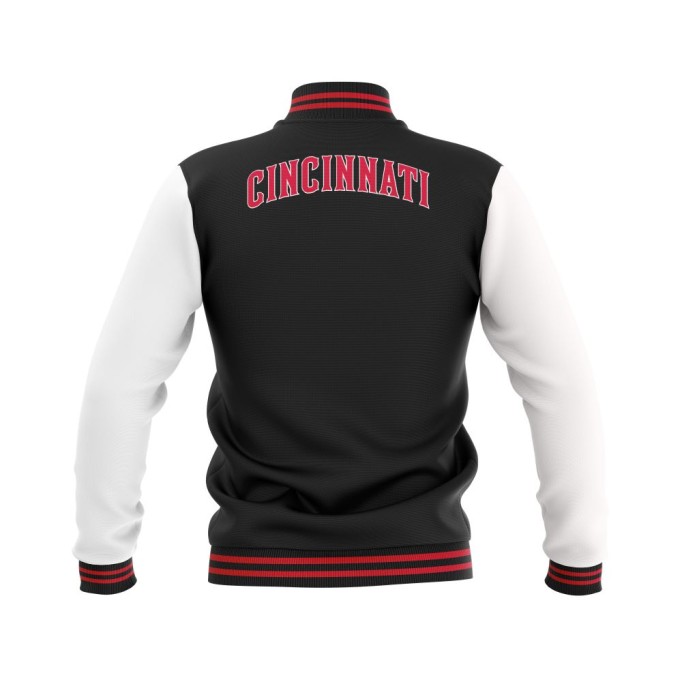 Letterman Cincinnati Reds Wool Body and Leather Sleeves Varsity Jacket - MLB Jacket