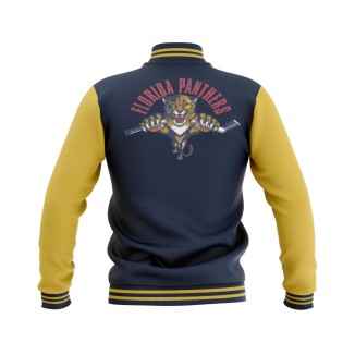 Letterman Florida Panthers Wool Body and Leather Sleeves Varsity Jacket - NHL Jacket